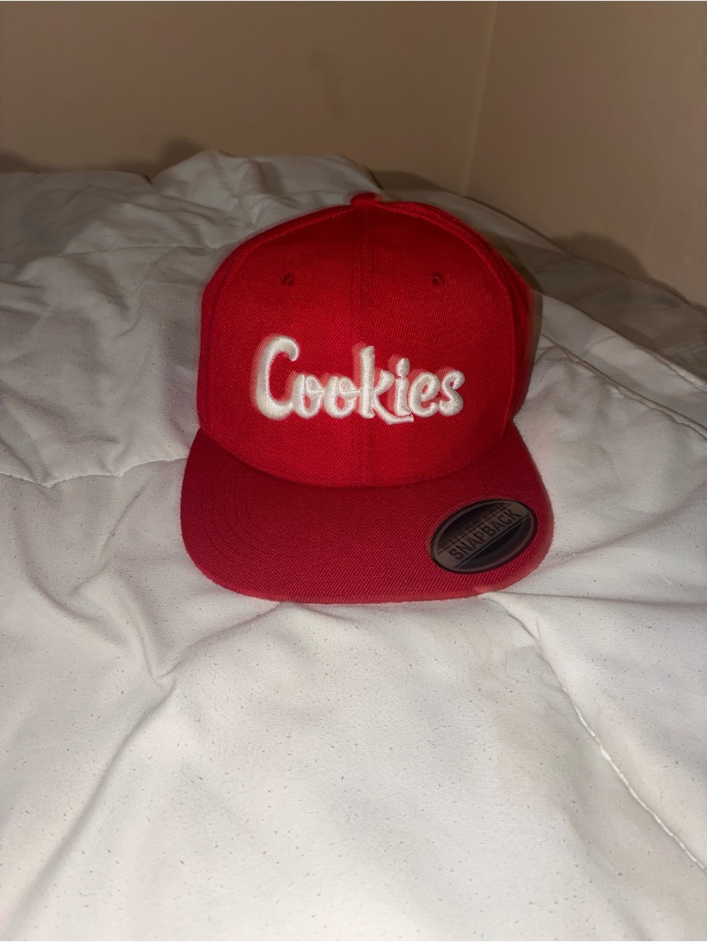 Cookies Red Snapback Hat
